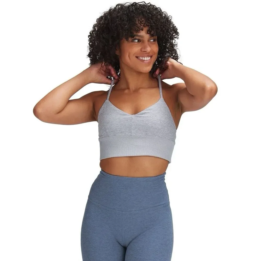 Alo Yoga ALOSOFT LAVISH SPORTS BRA TOP SIZE S STRAPPY BACK